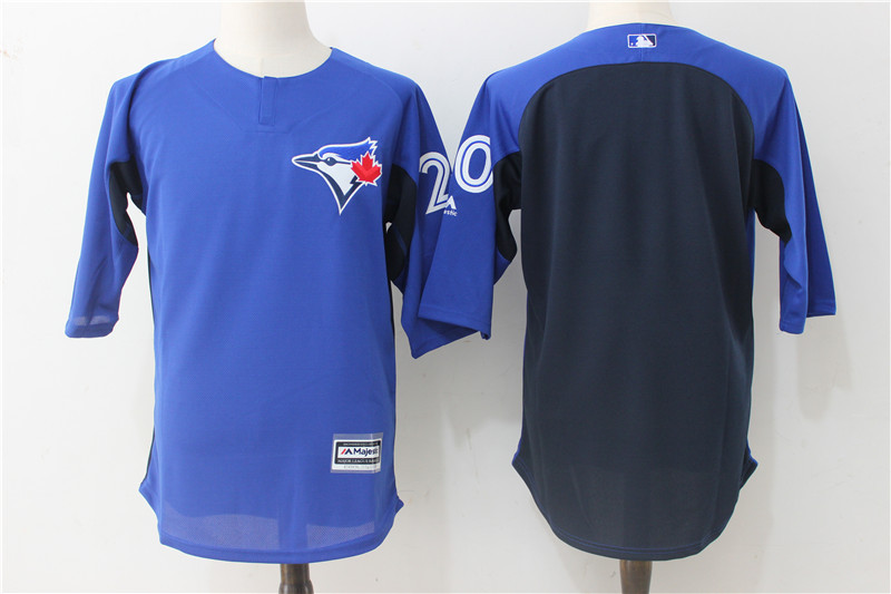 2017 MLB Toronto Blue Jays #20 Blue Practice clothes Jerseys